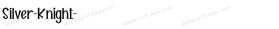 Silver-Knight字体转换