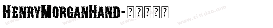 HenryMorganHand字体转换