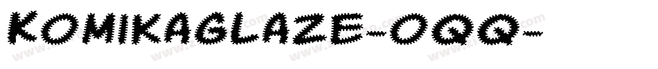 KomikaGlaze-oqq字体转换