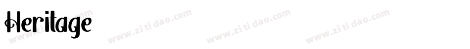 Heritage字体转换