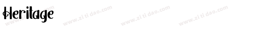 Heritage字体转换