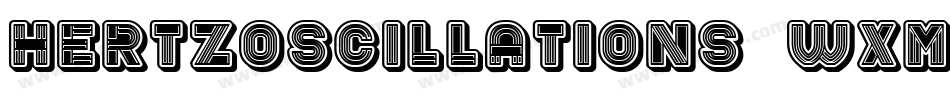 HertzOscillations-3WxM字体转换