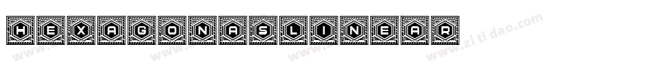 HexagonasLinear字体转换