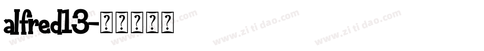 alfred13字体转换