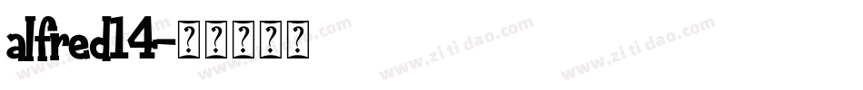 alfred14字体转换