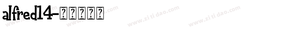 alfred14字体转换