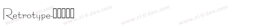 Retrotype字体转换