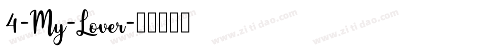4-My-Lover字体转换