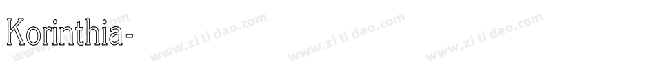 Korinthia字体转换