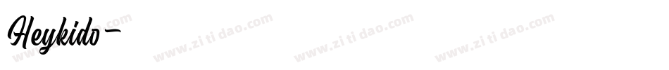 Heykido字体转换