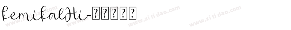 kemikalHi字体转换