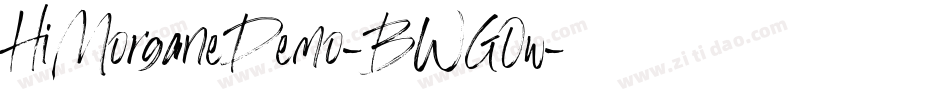 HiMorganeDemo-BWG0w字体转换
