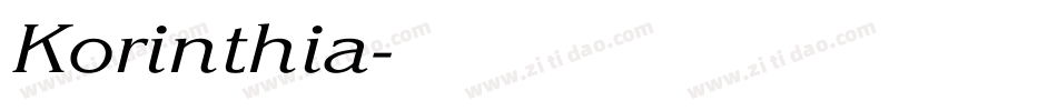 Korinthia字体转换