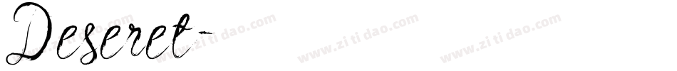 Deseret字体转换