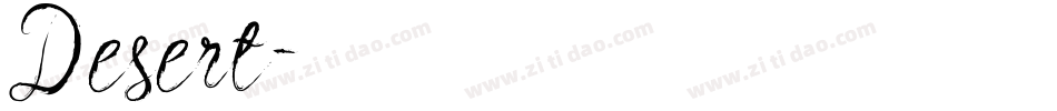 Desert字体转换