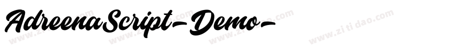 AdreenaScript-Demo字体转换