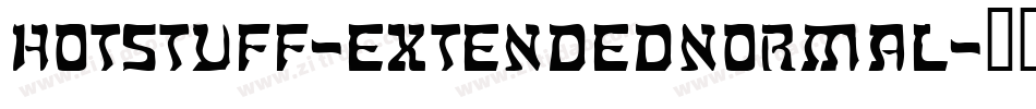 HotStuff-ExtendedNormal字体转换