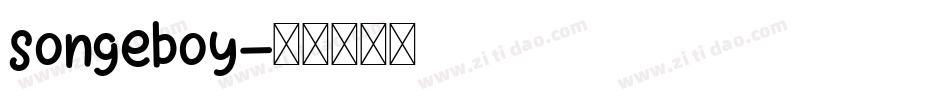 songeboy字体转换
