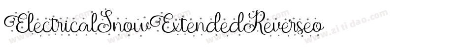 ElectricalSnowExtendedReverseoblique-noDO字体转换
