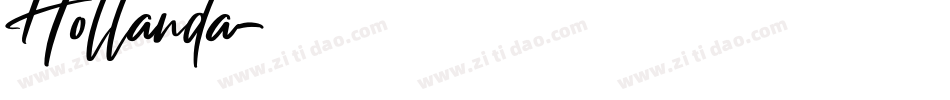 Hollanda字体转换