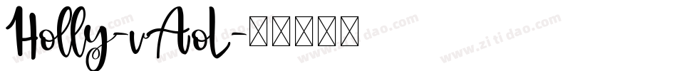 Holly-vAoL字体转换