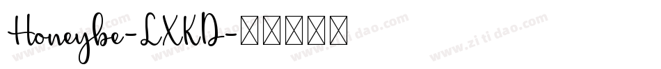 Honeybe-LXKD字体转换