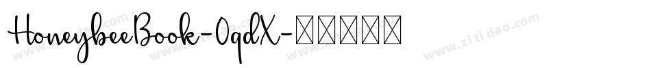 HoneybeeBook-0qdX字体转换
