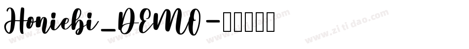 Honiebi_DEMO字体转换
