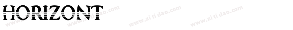 Horizont字体转换