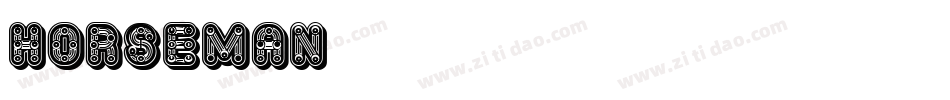 HORSEMAN字体转换