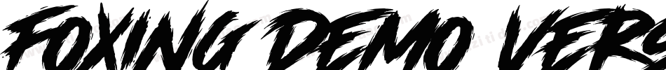 Foxing-Demo-Version字体转换
