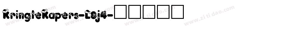 KringleKapers-L8j4字体转换