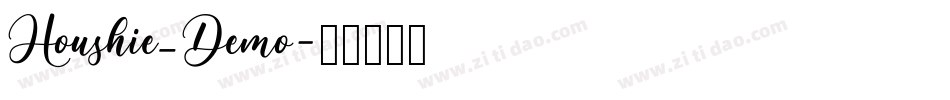 Houshie_Demo字体转换