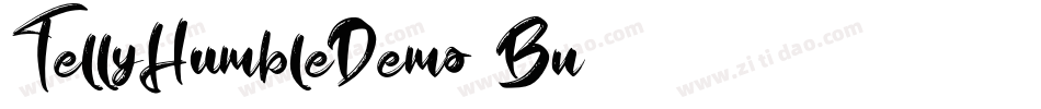 TellyHumbleDemo-4Bn69字体转换