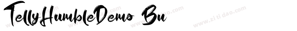 TellyHumbleDemo-4Bn69字体转换