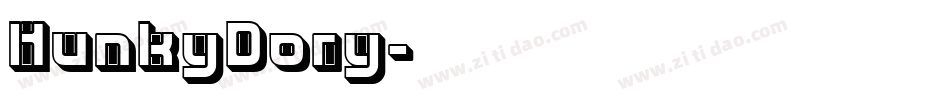 HunkyDory字体转换