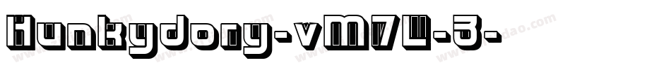 Hunkydory-vM7L-3字体转换