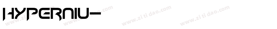 HYPERNIU字体转换