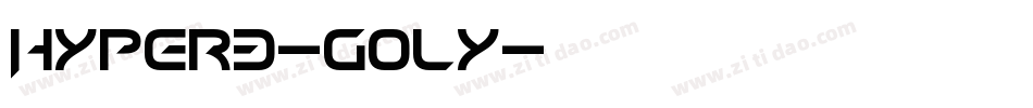Hyper3-GOly字体转换