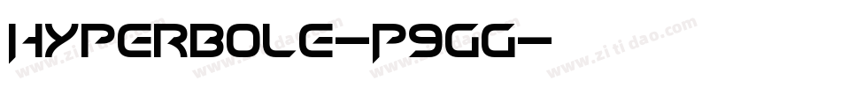 Hyperbole-P9gg字体转换