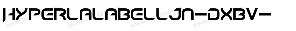 Hyperlalabelljn-dxBV字体转换