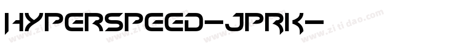 Hyperspeed-JpRK字体转换