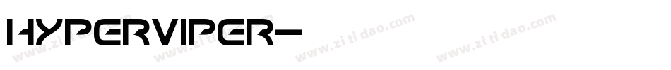 hyperviper字体转换