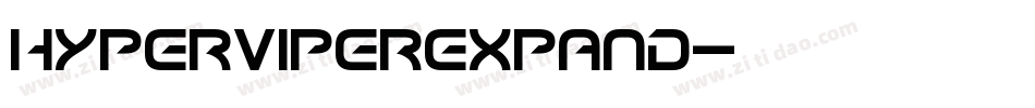 hyperviperexpand字体转换