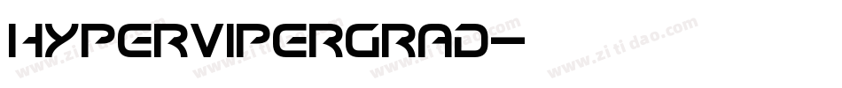 hypervipergrad字体转换