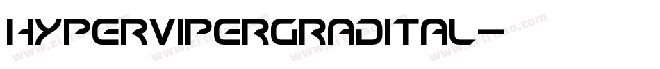 hypervipergradital字体转换