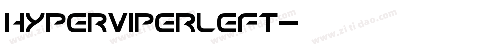 hyperviperleft字体转换