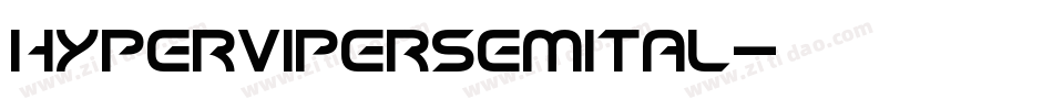 hypervipersemital字体转换