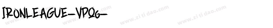IronLeague-VPq6字体转换