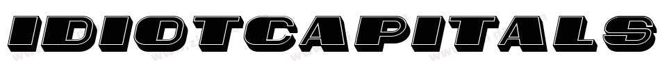IdiotCapitals字体转换